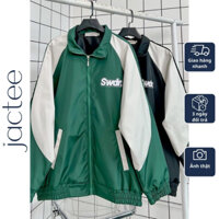 Áo Khoác Dù Cổ Bẻ Swdr 2 Lơp Có Túi Trong - Áo Khoác Gió Cặp Đôi Nam Nữ