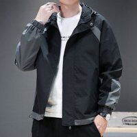 Áo Khoác Dù Dày 2 Lớp Có Nón vải cán (han)