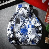 ÁO KHOÁC DÙ FORM RỘNG IN 3D  PRADA KD04