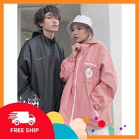 Áo Khoác Dù Hoa Cúc Daisy Mũ Rời Phong Cách