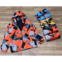 Áo Khoác Dù Họa Tiết Rằn Ri Thích Hợp Cho Nam Nữ Đều Mặc Được