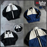 Áo khoác dù jacket nike swoosh vintage nam nữ hot trend chất dù 2 lớp dày dặn cao cấp - ALAK24