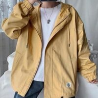 Áo khoác Dù kaki Nam Nữ Form rộng thời trang, thanh lịch