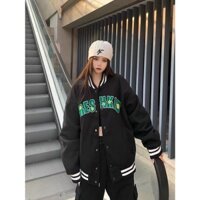 Áo khoác dù kiểu bomber 2 lớp thêu logo Undertrop cá tính,khoác gió nam nữ mặc