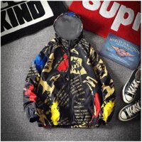 Áo khoác dù lót lưới in họa tiết thời trang SITAKI cao cấp AKD39 - size M