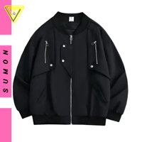 Áo Khoác Dù MERO 4 TÚI Unisex Nam Nữ Có Túi Hai Bên Ngực KD03, Áo Bomber Form Đẹp Chất Dù Mero Cao Cấp Thời Trang