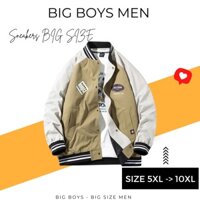 Áo Khoác Dù Nam Be Trắng Big Size Big Boys - Áo Khoác Ngoại Cỡ Size Lớn Áo Gió Dù Chống Nắng Chất Dù Dày Dặn Xl ->10Xl