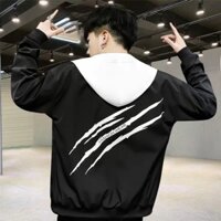 Áo Khoác Dù Nam cao cấp 3 vết sọc màu đen [ HOT ]