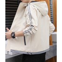 Áo Khoác Dù Nam Hàn Quốc Chất Liệu Vải Dù 2 lớp Cao Cấp