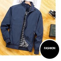 Áo Khoác Dù Nam- màu đen lót caro -CVN