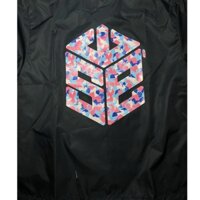 Áo Khoác Dù Nam Nữ 2 LỚP SWE CAMO Unisex màu đen - Áo khoác gió nam nữ chống nước