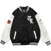 ÁO KHOÁC DÙ NAM NỮ BOMBER TEELAB FORM RỘNG 2 LỚP THỜI TRANG MÀU ĐEN SHT10 - MINH HÀ HOUSE