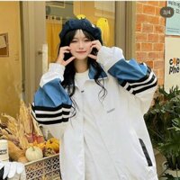 Áo Khoác Dù Nam Nữ Chống Nắng Sọc Ngang