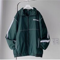 Áo Khoác Dù Nam Nữ Cổ Đứng Phối Sọc Tay SYMBOLIC Sành Điệu - CLITUS