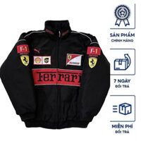 Áo Khoác Dù Nam Nữ dùng đi Phượt  Ferrari áo khoác biker Ferrari có dây kéo