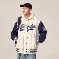 Áo Khoác Dù Nam Nữ Phối Tay Ulzzang Unisex Thời Trang, Áo Khoác Dù sọc tay ĐEN TRẮNG Nam Cực xịn,Nữ Cao Cấp,Chống Nắng. - Trắng - XL