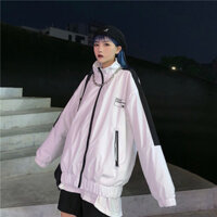 Áo khoác dù Nam Nữ Ulzzang, Áo Jacket Unisex form rộng Yinxx AK03