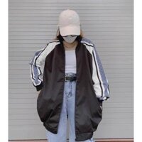 Áo Khoác Dù Nam Nữ Unisex - Áo Khoác Jacket Bombers Bo Viền guccci Siêu Hot - Đen - M