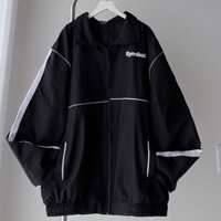 Áo Khoác Dù Nam Nữ Unisex Form Rộng Có Túi Trong Logo Thêu Chất Vải 2 Lớp Dày Dặn, Xịn, Y Hình (symbolic)