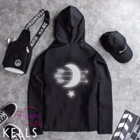 Áo khoác dù nam nữ vải dày dặn - L