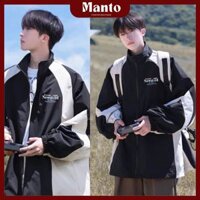Áo Khoác Dù Newstard Sun Dài Tay Màu Đen Kem Chống Nắng Cản Gió Có Túi Form Unisex Rộng Kéo Zip - ManTo Shop