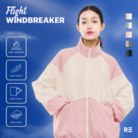 ÁO KHOÁC DÙ NHĂN LIME ORANGE NAM NỮ FORM RỘNG - Flight Windbreaker - OU24704401