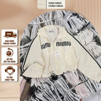 áo khoác dù nhăn MIUMIU ToBi Jean - phom tay canh dơi trẻ trung năng động