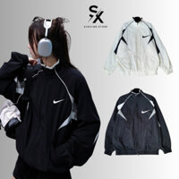 Áo khoác dù nike cao cấp chất dù 2 lớp dày dặn chống tia uv - SXAKA66