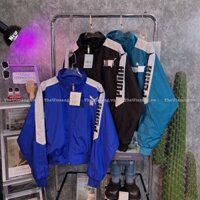 Áo khoác dù nữ form dơi tay phồng hàng xuất 2 lớp siêu hot VIỀN VAI PHỐI MÀU PO.M.A - DU3012