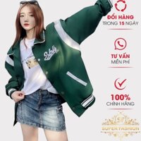 Áo Khoác Dù Nữ SUPER FASHION Cổ Trụ Phối Túi 2 Lớp Cao Cấp