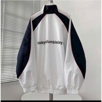 áo khoác dù phối màu cam kết hàng tốt chất lượng