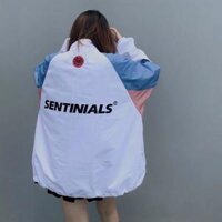 Áo Khoác Dù SENTINIALS Nam Nữ Ulzzang Unisex Form Rộng Bomber Jacket - TRẮNG - L