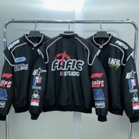 Áo khoác dù Thể Thao Nam Nữ 2 lớp in Fafis chạy line vai nổi bật cho các bạn trẻ Hoco65 65