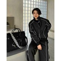Áo khoác dù thời trang unisex nam nữ , áo khoác gió phối viền cá tính, phong cách trẻ trung