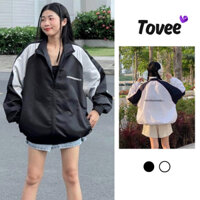 Áo Khoác Dù TODAY IS DUMBLE DAY Unisex Nam Nữ Chất Dù 2 Lớp Mát KD17, Áo Khoác Bomber Cổ Đứng Phối Tay In Chữ TOVEE