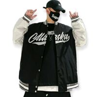 Áo Khoác Dù Unisex Nam Nữ Bomber Form Rộng In Chữ Siêu Chất, Siêu Ngầu Cực Hot - M - Đen