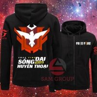 Áo khoác Free Fire-áo khoác đen FF