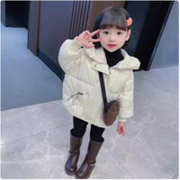 Áo khoác gấu lông vũ cho bé