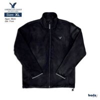 Áo khoác giả lông American Eagle 2hand size XL | Màu đen