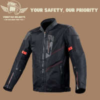 Áo khoác giáp bảo hộ moto xe máy LS2 Alba Man - Linh hoạt, thoáng mát, bảo vệ tốt
