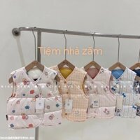 Áo khoác gile cho bé trai bé gái, Áo phao gile mặc 2mặt siêu nhẹ phong cách Hàn Quốc Tiemnhazam cho bé 9-26kg