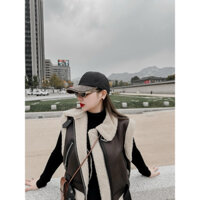 Áo khoác gile da Zara (Ảnh sp shop tự chụp 100%)