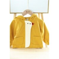 Áo khoác gió 2 lớp cho bé tạo hình con gà có mũ trùm đầu cho bé - FULL SIZE cho bé