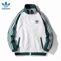 Áo Khoác Gió Adidas Cổ Đứng Phối Lưới Thời Trang Cho Cặp Đôi