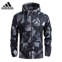 Áo Khoác Gió adidas Họa Tiết Kẻ Sọc Chống Thấm Nước Thoáng Khí Thời Trang Cho Nam