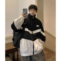 Áo khoác gió [ Big size ] ( 100kg ) 2 lớp thêu logo chữ SGOTINS