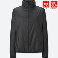 Áo khoác gió chống nắng Uniqlo nữ phiên bản mới màu đen 09 Black