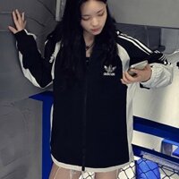 Áo khoác gió có mũ trùm đầu của Adidas Originals dành cho nữ Áo khoác thể thao thông thường dành cho nam