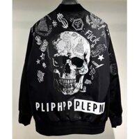 Áo Khoác Gió Đầu Lâu QPP, Áo Dù PhiLip Chống Thấm Nước, Basic, NVA09