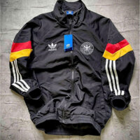 ÁO KHOÁC GIÓ ĐỘI TUYỂN ĐỨC 2 lớp , ÁO GIÓ THỂ THAO BÓNG ĐÁ MÀU TRẮNG-ĐEN HOT NHẤT,hhn